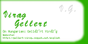 virag gellert business card